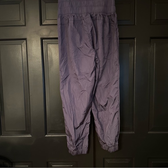 Free People Movement Women M Purple The Way Home High Rise Nylon Jogger Pant(b5 - Picture 4 of 11